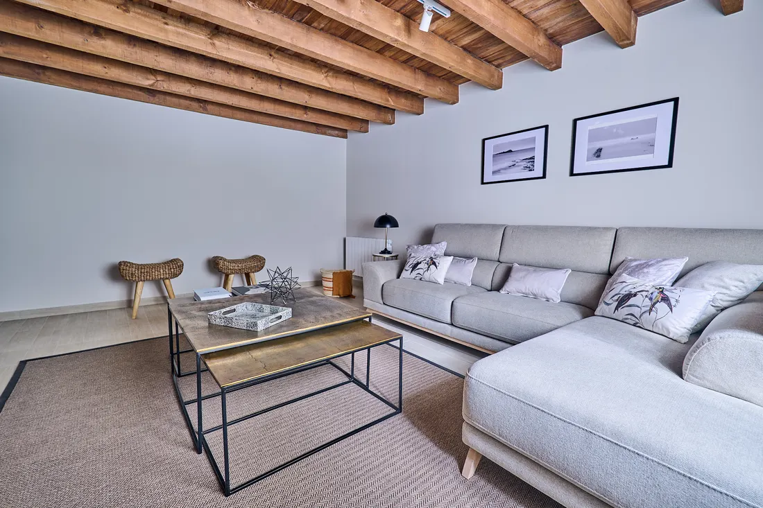 Photo: living room, sectional sofa