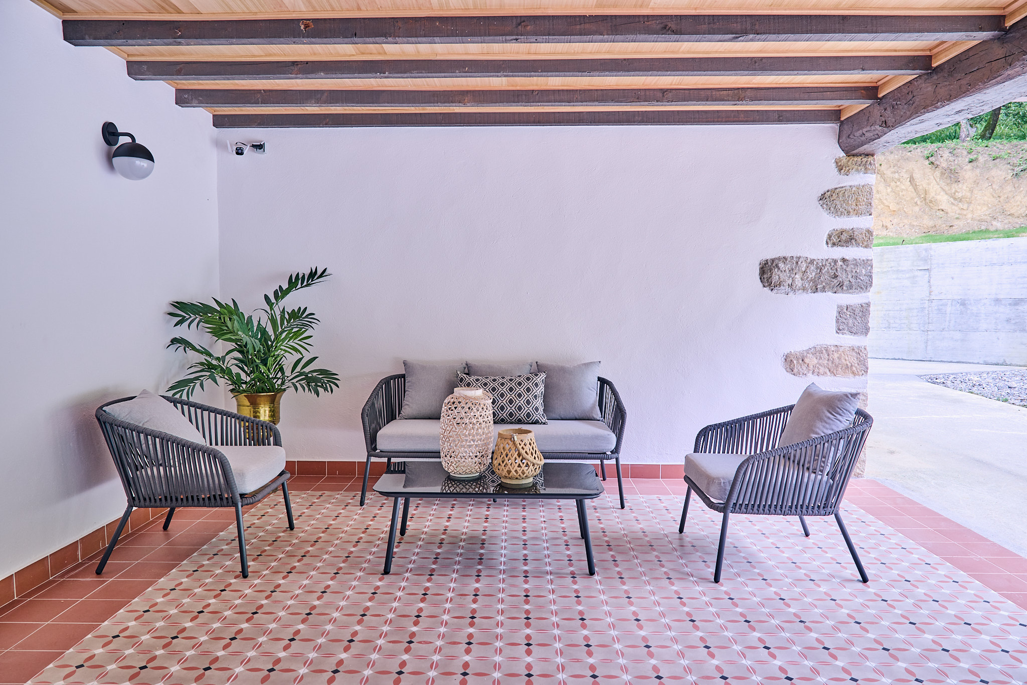 Photo: covered patio